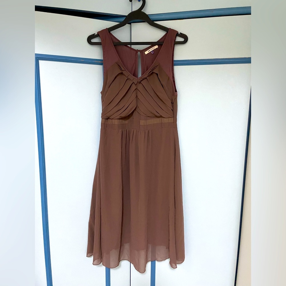 ASOS Gorgeous purplish brown dress with tulle bottom US6